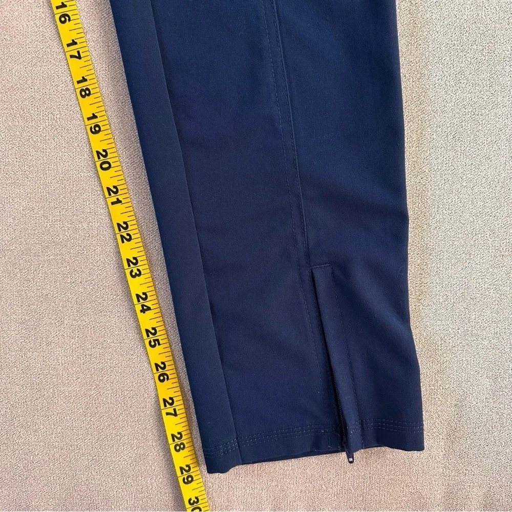 Dickies Elastic Waist Ankle Zip Scrub Pants. Navy. Small.